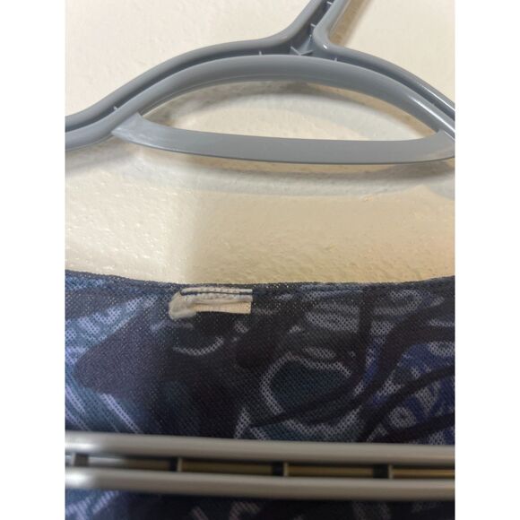 90s Y2k Mesh Dark Babydoll Top Size L Fairy Grunge Whimsigoth Sheer Goblincore - Picture 6 of 9